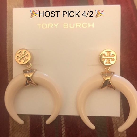 Tory Burch Jewelry - 🔥Flash Sale🔥Tory Burch Wrapped Horn Earrings